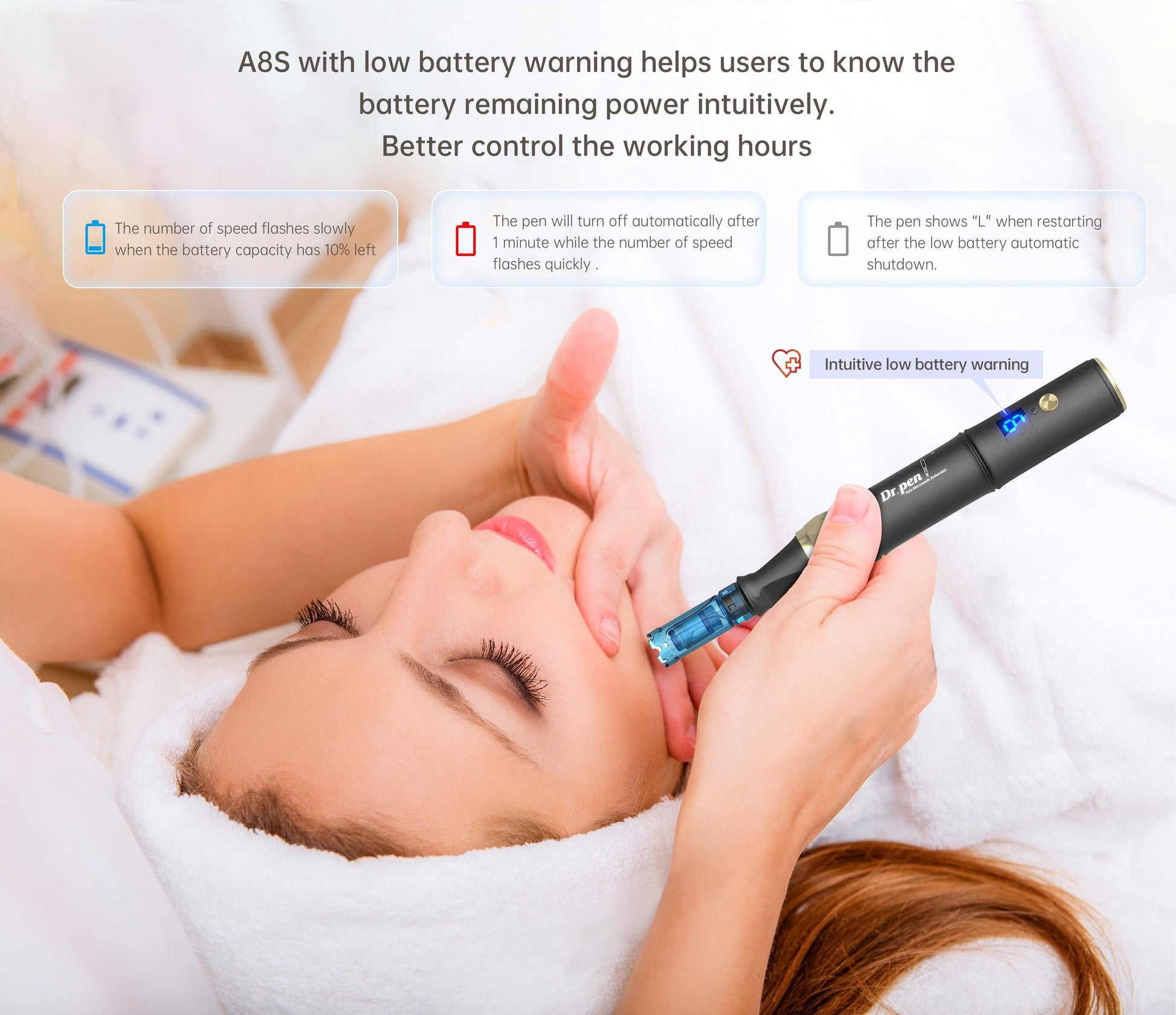 Sichuan Palace Dr. Pen A8S Ultima Pro Microneedling Pen